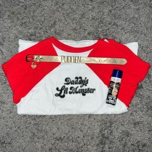 Harley Quinn Shirt and Choker
